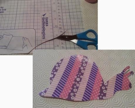 Cómo hacer un cuadro con washi tape