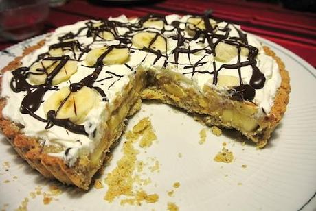 Banoffee Pie (Tarta inglesa de dulce de leche y plátano)