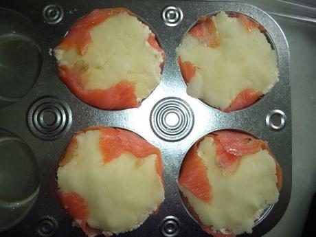 Pastelitos de Salmón Rellenos