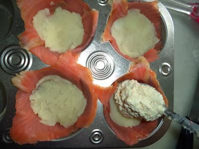 Pastelitos de Salmón Rellenos