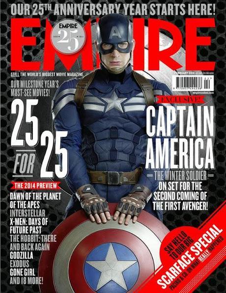 Capitán América en portada de EMPIRE, The winter soldier