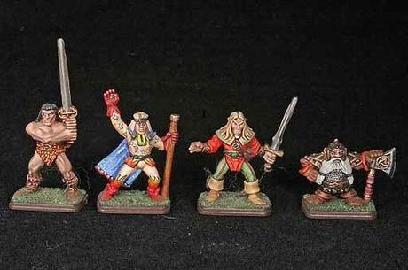 Los prototipos de Heroquest y Advanced Heroquest(Figuras de personajes)