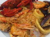 Paella marisco olla