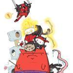 Alucinantes ilustraciones de Superhéroes de Marvel Comics en su versión animal