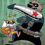 Alucinantes ilustraciones de Superhéroes de Marvel Comics en su versión animal