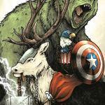 Alucinantes ilustraciones de Superhéroes de Marvel Comics en su versión animal