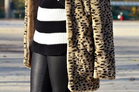 red, stripes and leopard