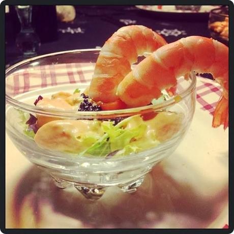 CÓCTEL DE GAMBAS EN CASA