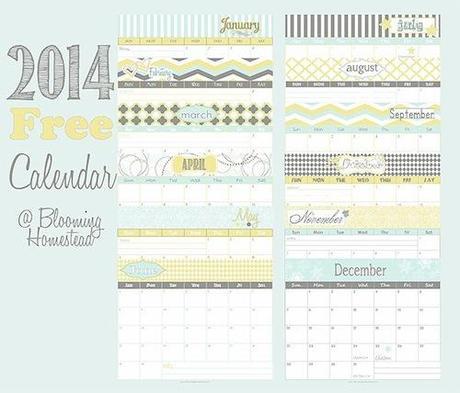 2014 calendarios gratis