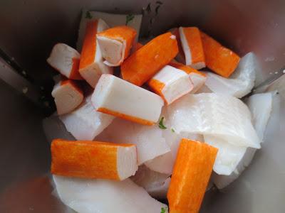 Nugget de pescado y surimi