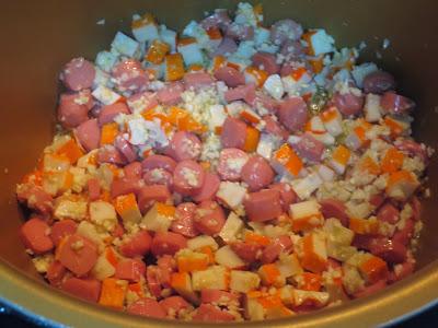 Espaguetis al ajillo olla GM