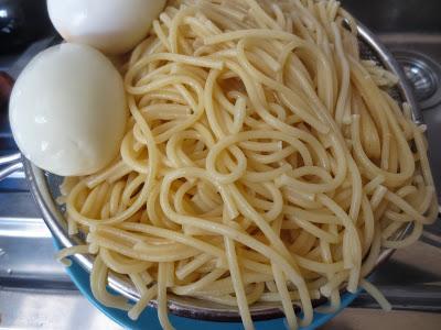 Espaguetis al ajillo olla GM