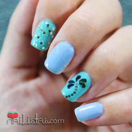 Nail art con palmeras