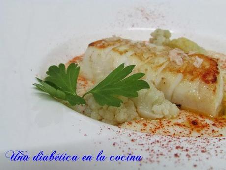 Bacalao con coliflor para estas navidades y su conteo de raciones