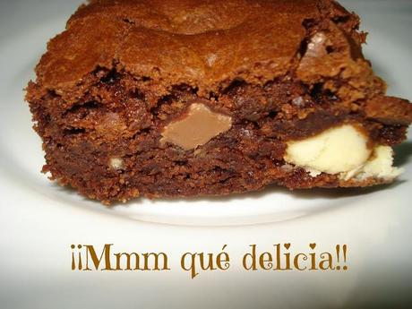 BROWNIE TRES CHOCOLATES