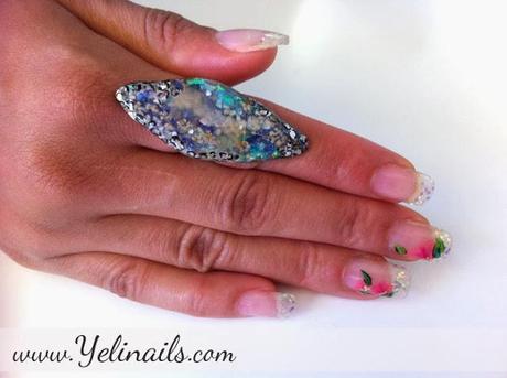 Anillo de acrílico.