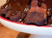 Bundt cake chocolate jengibre (doble sabor, doble color)