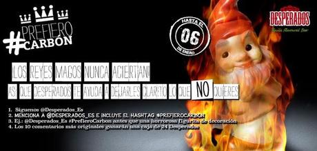 Yo también prefiero carbón con Desperados!