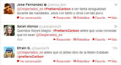 Yo también prefiero carbón con Desperados!