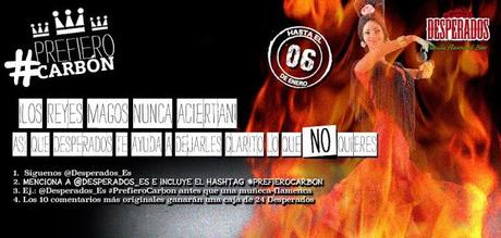 Yo también prefiero carbón con Desperados!