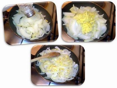 Tortilla de cebolla y jengibre al aroma de lima