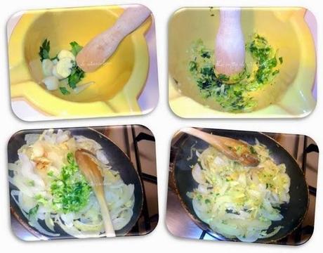 Tortilla de cebolla y jengibre al aroma de lima