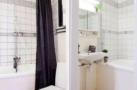 suelos de madera de roble puertas correderas dobles estilo nórdico escandinavo vintage decoración sencilla nórdica decoración renovación pisos segunda mano decoración nórdica escandinava decoración en blanco blog interiores escandinavos blog decoración interiores nórdicos 