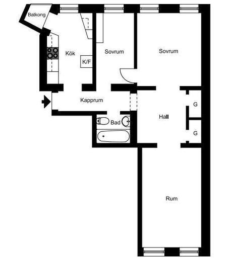 suelos de madera de roble puertas correderas dobles estilo nórdico escandinavo vintage decoración sencilla nórdica decoración renovación pisos segunda mano decoración nórdica escandinava decoración en blanco blog interiores escandinavos blog decoración interiores nórdicos 