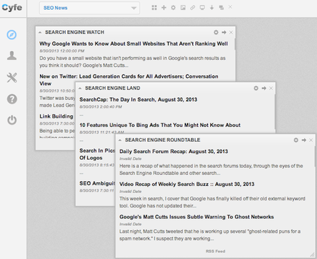 Cyfe SEO Noticias Cyfe SEO News