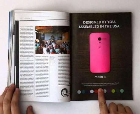 la nueva campaña interactiva de MOTOROLA