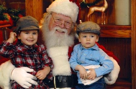 santa regala carbón a los niños malos