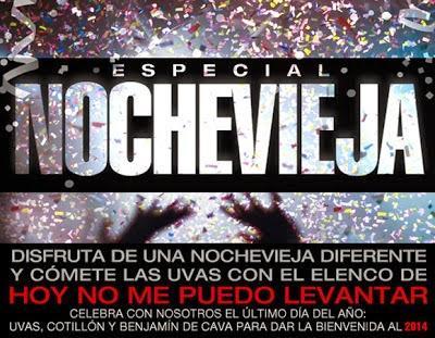 Planes alternativos para recibir el Año Nuevo http://www.ticketmaster.es/nav/es/teatro/madrid/teatro_coliseum_tt426/hoy_no_me_puedo_levantar_nochevieja/index.html