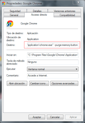 Como liberar memoria en Google Chrome