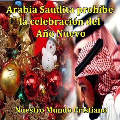 Arabia Saudita prohíbe  la celebración del  Año Nuevo