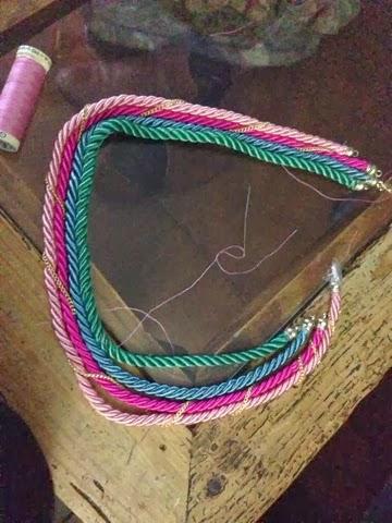 Collar de pasamaneria #diy
