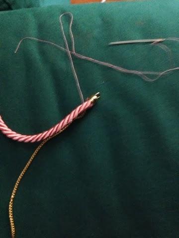 Collar de pasamaneria #diy