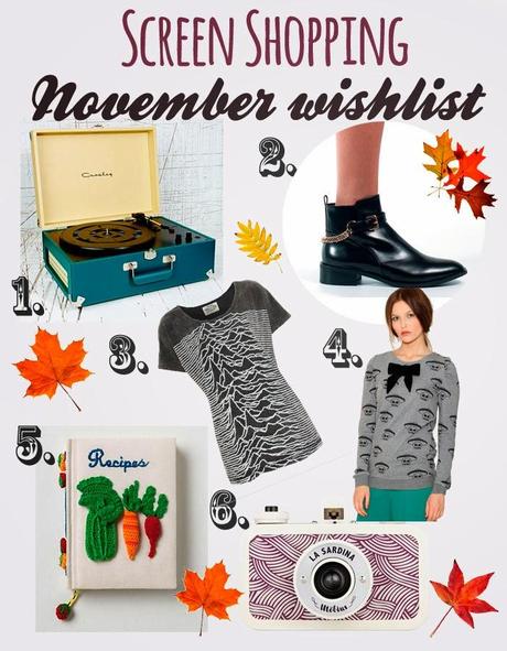Screen Shopping: November Wishlist