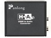 Panlong HDMI Audio Extractor Decoder/Converter Digital Analog Adapter with 3.5mm Outputs