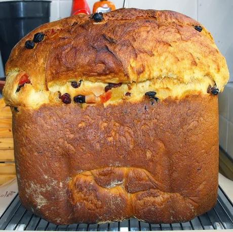 Panettone En Panificadora Con Harina En Mis Zapatos