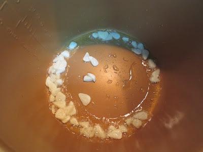 Champiñones rellenos al vapor olla GM