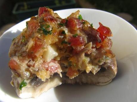 Champiñones rellenos al vapor olla GM