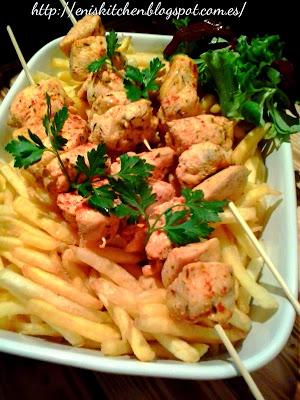 El pollo de los martes! Pinchos de pechuga de pollo