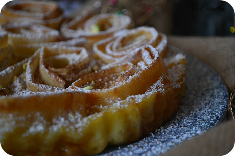 Tarta de pasta filo ( Ruffle milk pie )