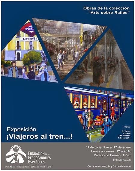 exposición viajeros al tren,madrid