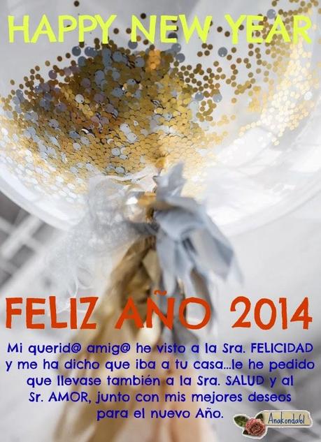 Feliz Año 2014...Happy New Year