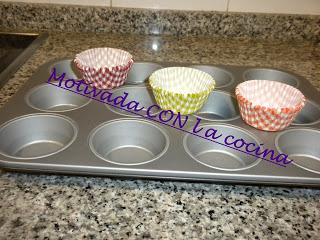 Magdalenas de naranja y chocolate blanco