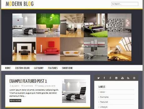 ModernBlog, plantilla para Blogger