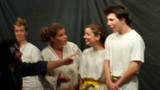 clase abierta de Impro en Luzarte.