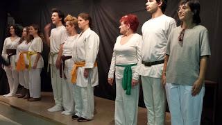 clase abierta de Impro en Luzarte.