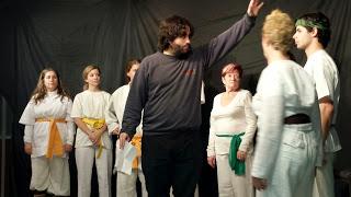 clase abierta de Impro en Luzarte.